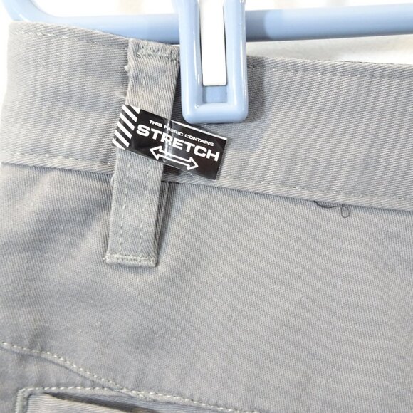 VOLCOM VMONTY SHORTS Size 30 Gray Chino Modern Stretch Fit NEW Flat Front - Picture 8 of 9
